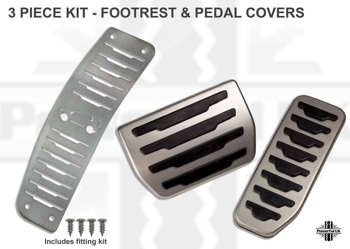 Foot Rest Plate & Pedal Kit (3pc)  for Land Rover Freelander 2 RHD AUTOMATIC