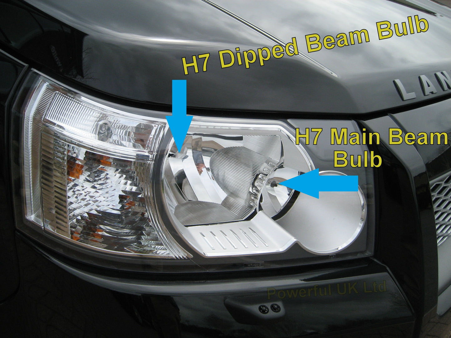 OSRAM High Power " Night Breaker 200" Bulbs (Pair) - H7 for Land Rover Freelander 2