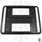 Square Rear Number Plate Surround for Land Rover Discovery 1 & 2 - Black