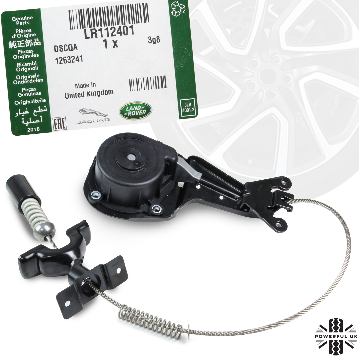 Spare Wheel Winch - Updated Design with Anti-Theft for Land Rover Discovery 5
