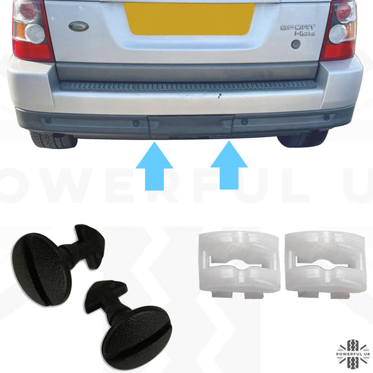 Tow Eye Cover Fitting Clips + Docking Inserts for Range Rover Sport L320