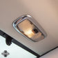 Reading Light Frame in silver  for Land Rover Freelander 2