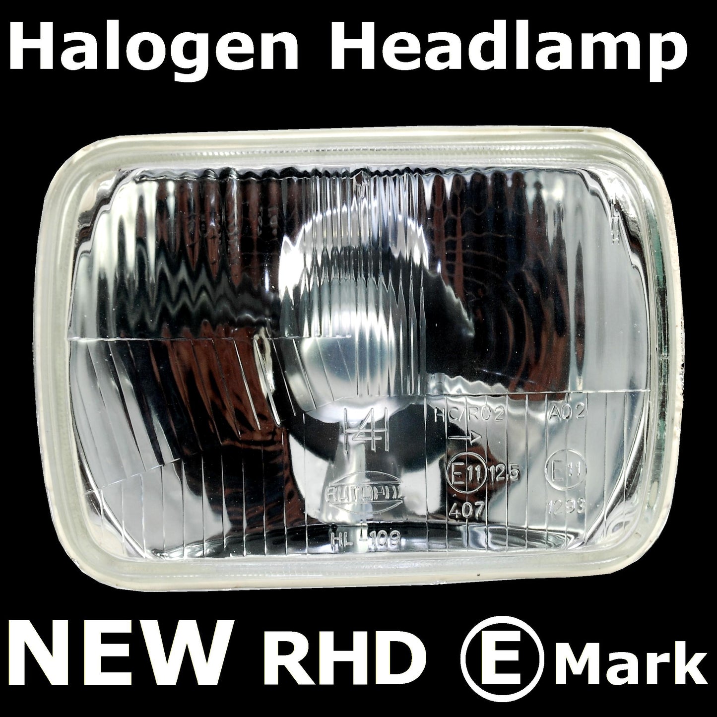 Halogen Headlight for Toyota Hilux Mk3 - Each - RHD