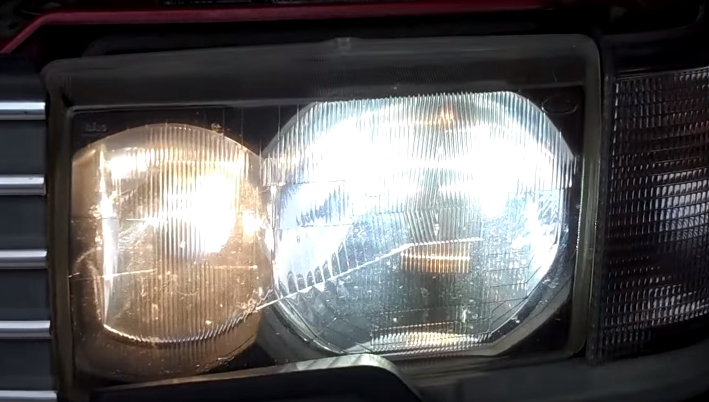 H4 LED 6000 LM Headlight bulbs - White (Pair)