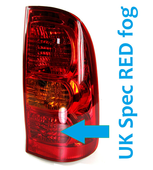 Rear Light - With Loom & Bulbs - RH (with fog) for Toyota Hilux Mk6 / Vigo