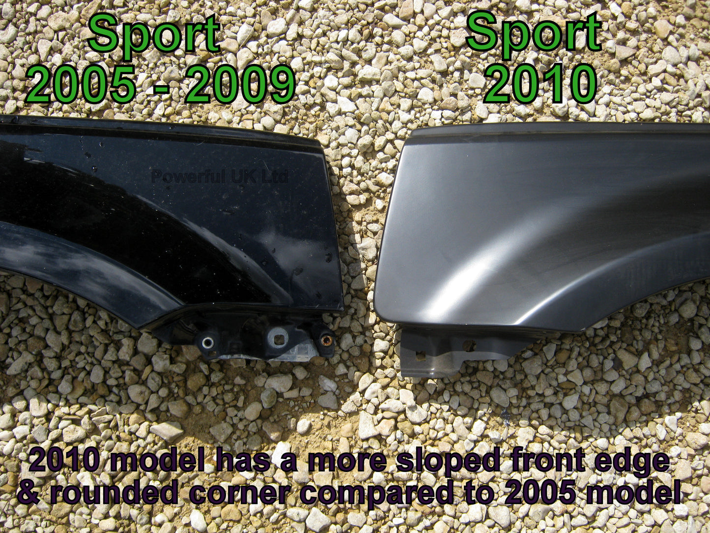 Pair of front wings for Range Rover Sport 2010