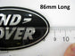 Genuine Front Grille Badge - Black & Silver - for Land Rover Discovery 5
