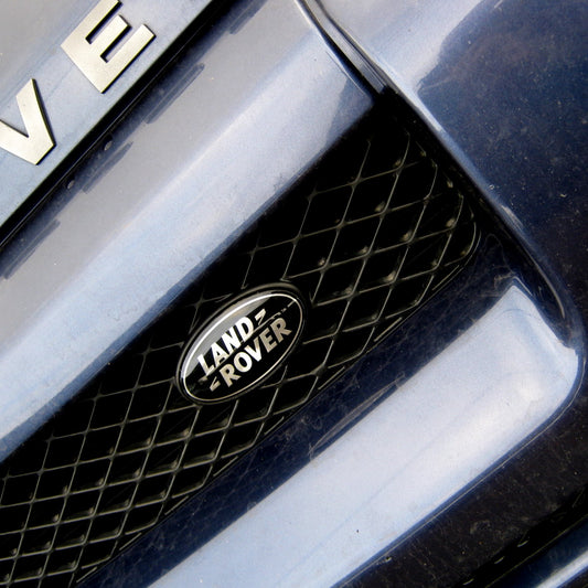 Genuine Front Grille Badge - Black & Silver - for Land Rover Freelander 1