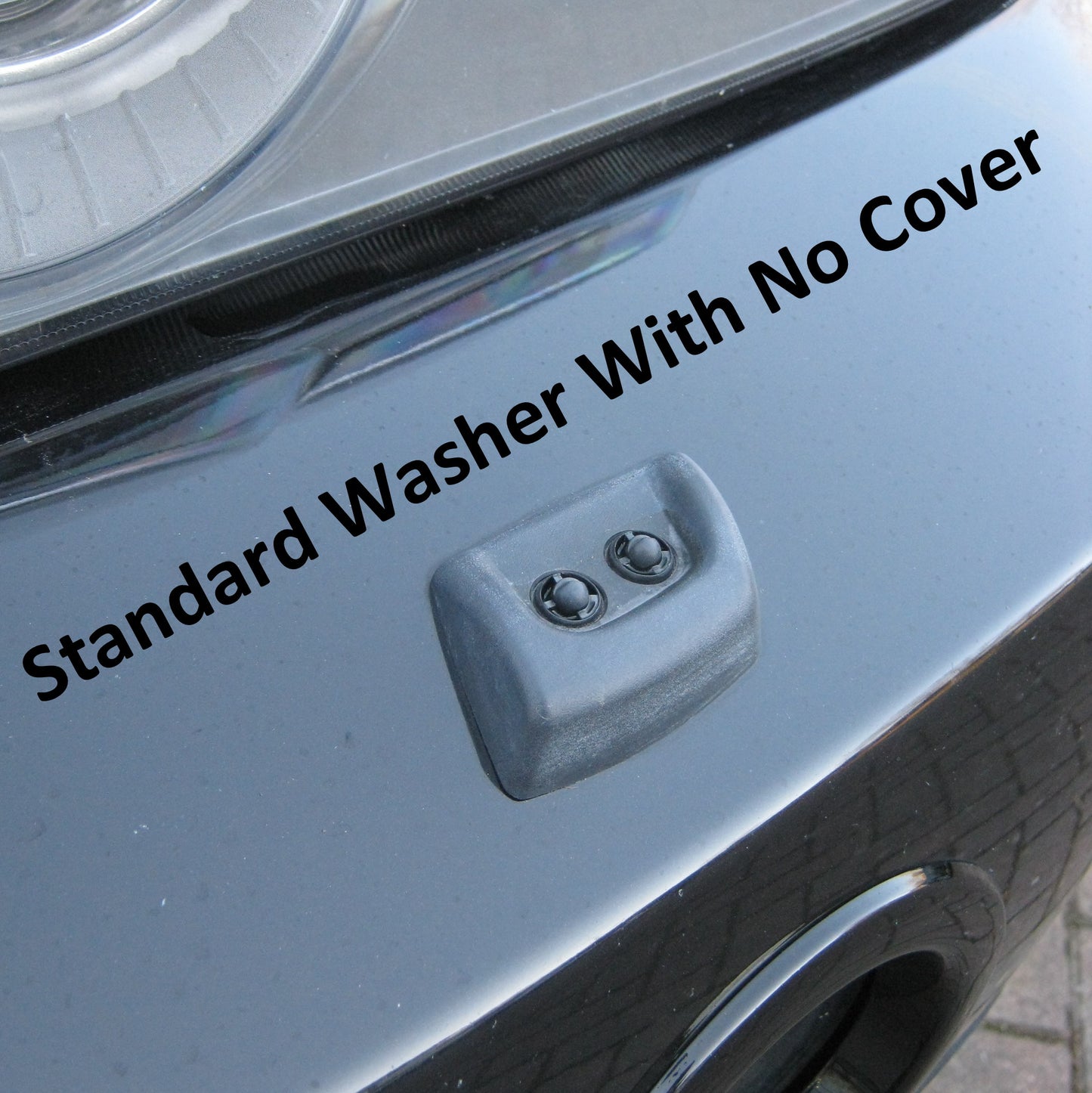 Headlight Washer Jet Covers in Stornoway Grey for Range Rover Sport
