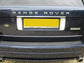 Rear Number Plate Surround - Polished Stainless - for Range Rover L322