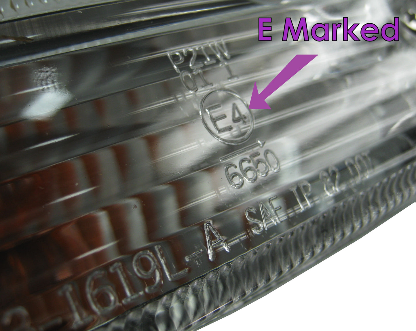 Isuzu TF Clear Front Indicator Light Assembly - E Marked - PAIR