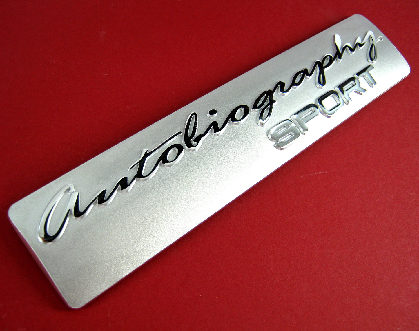 "AUTOBIOGRAPHY SPORT" rear tailgate badge for Range Rover L320 2010 - Genuine