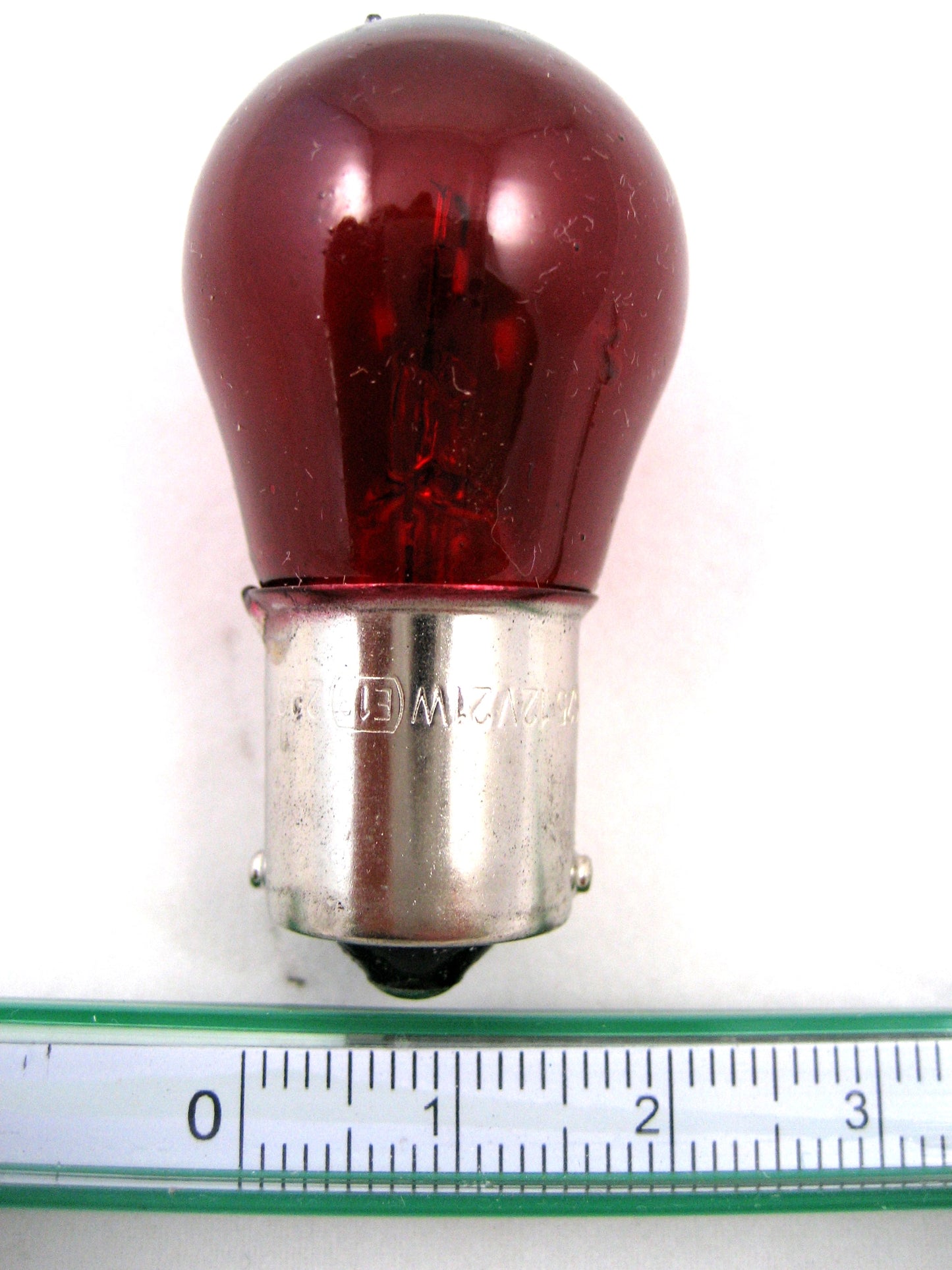 BA15s RED Fog Light Bulb 12v 21W