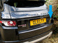 Black & Silver Badge on Chrome Plinth for Range Rover Evoque