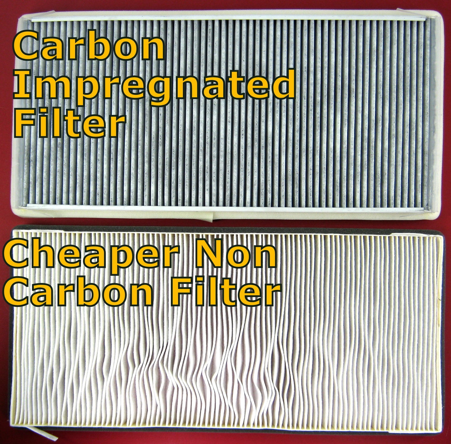 Replacement Cabin Pollen Filter for Range Rover Evoque - Carbon Type - Genuine