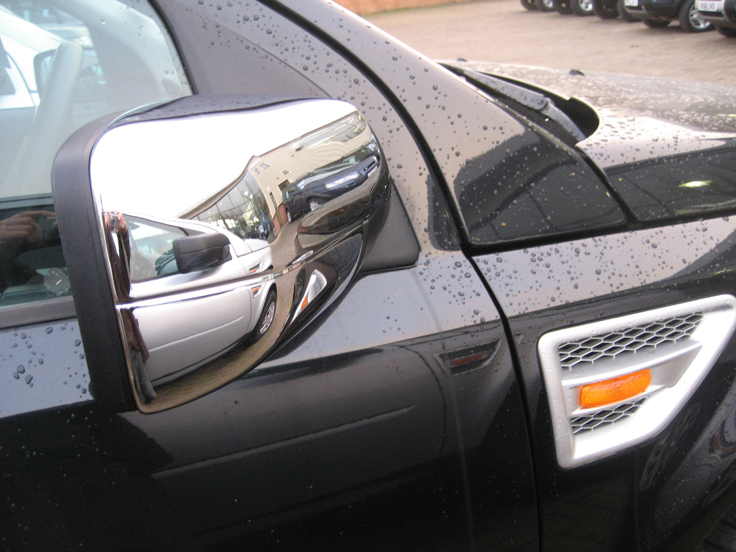 Full Mirror Covers for Land Rover Freelander 2 (2007-2009 Mirrors) - Chrome