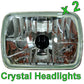 Crystal Square Headlight Isuzu Pickup /Vauxhall Brava (Pair) with E Mark - RHD