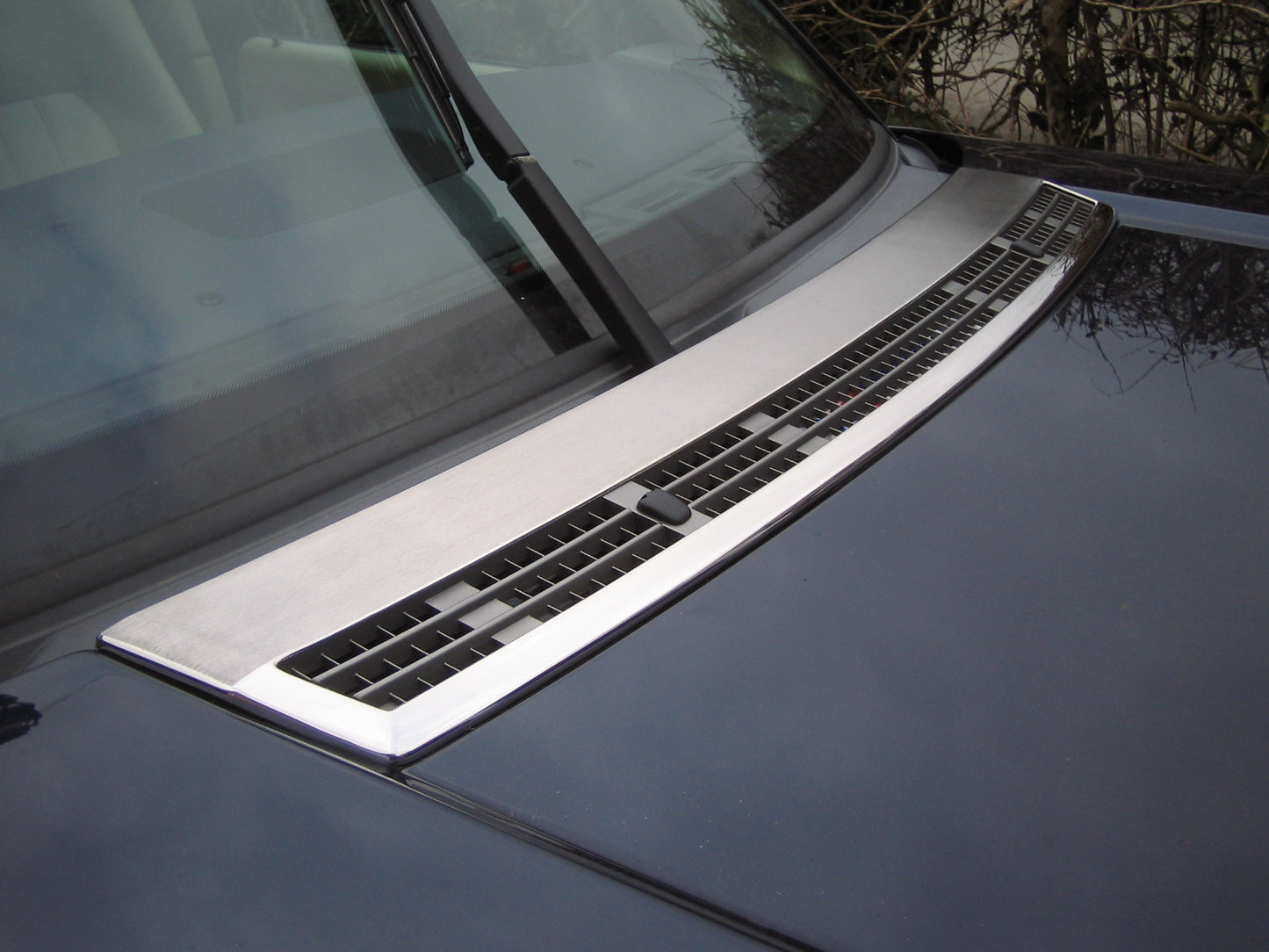Bonnet Vent Cover - Brushed Stainless for Range Rover L322