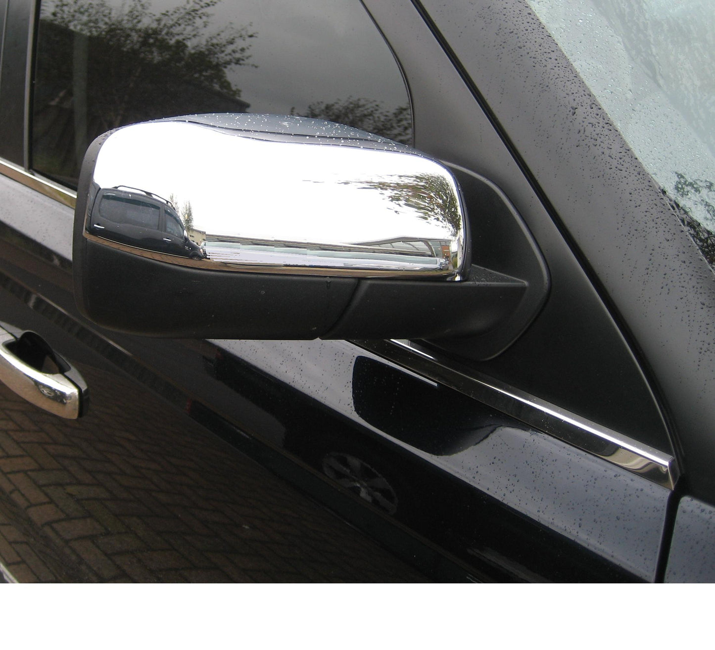 Top Half Mirror Covers for Range Rover Sport L320 (05-09 Mirrors) - Chrome