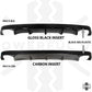 Rear Bumper Valance & Diffuser - 2pc - Gloss Black for Jaguar XF