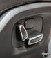 Interior Seat Button Covers (4 pc) - Silver & Black - for Jaguar XF