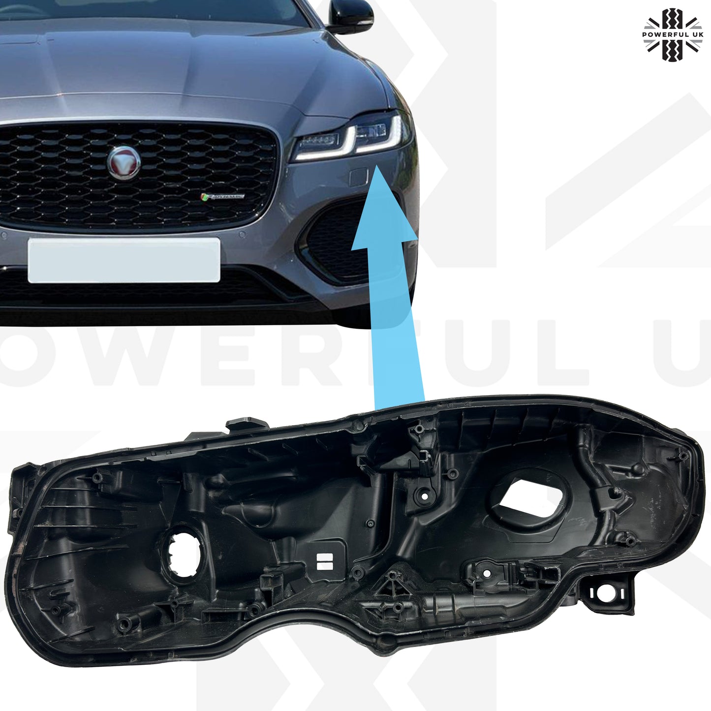 Replacement Headlight Rear Housing for Jaguar XF 2020+ - LH