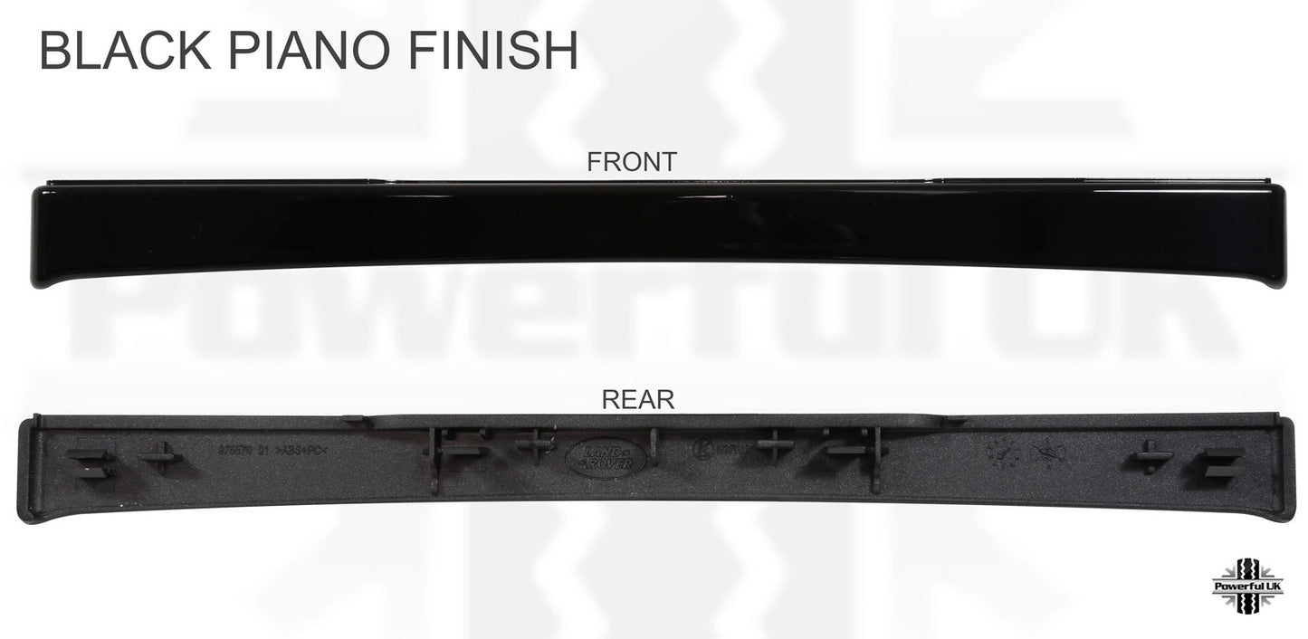 Lower Facia Strip - Black Piano for Range Rover L322