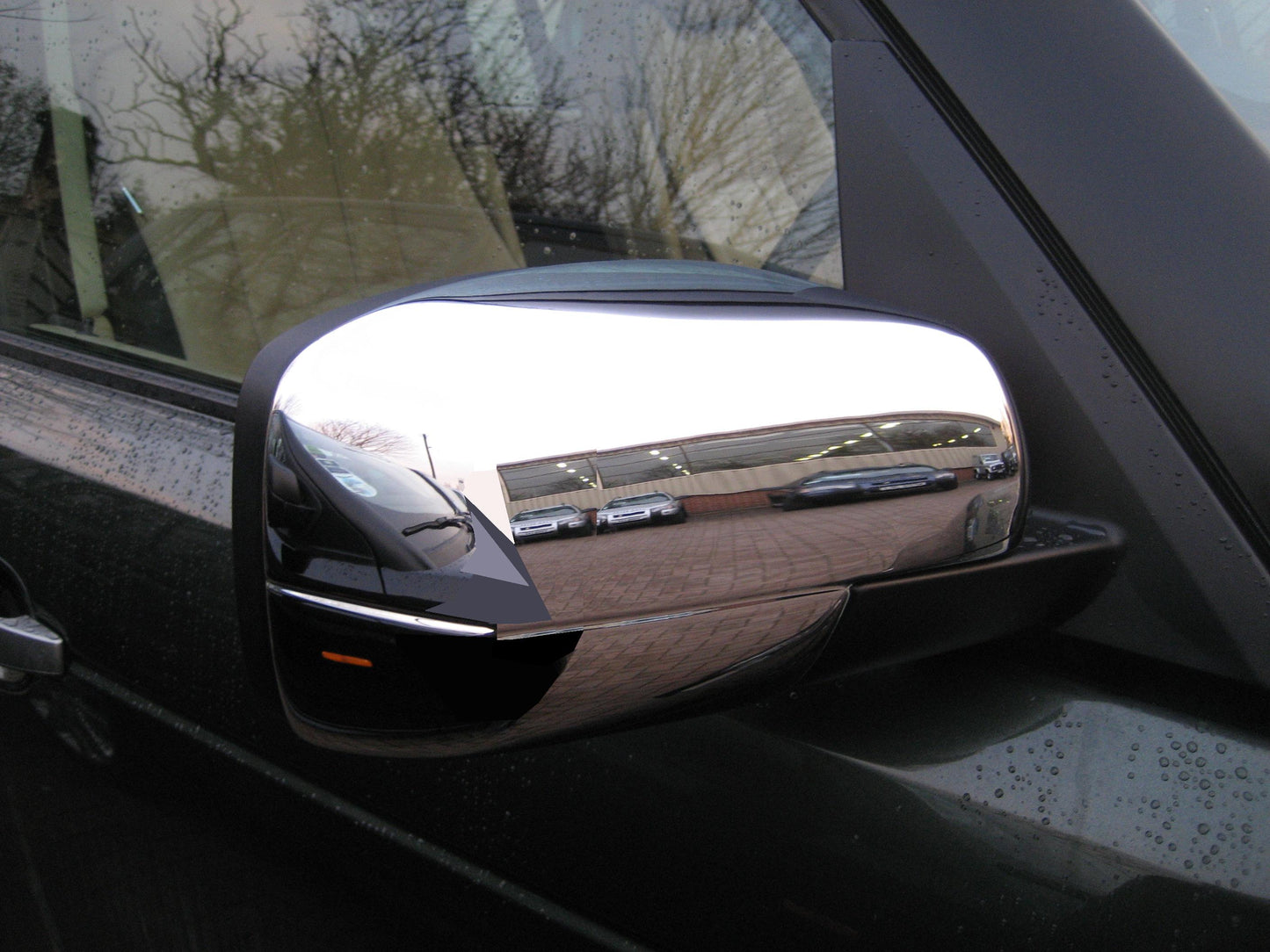 Full Mirror Covers for Land Rover Discovery 3 - Chrome