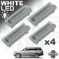 WHITE LED Door Courtesy Lights for Range Rover L405 (4pc)