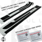 Vinyl Graphics - L405 Style Stripes - Black for Range Rover L322