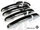 2pc "Autobiography Style" Door Handle Covers for Range Rover Sport L494 - Chrome/Black