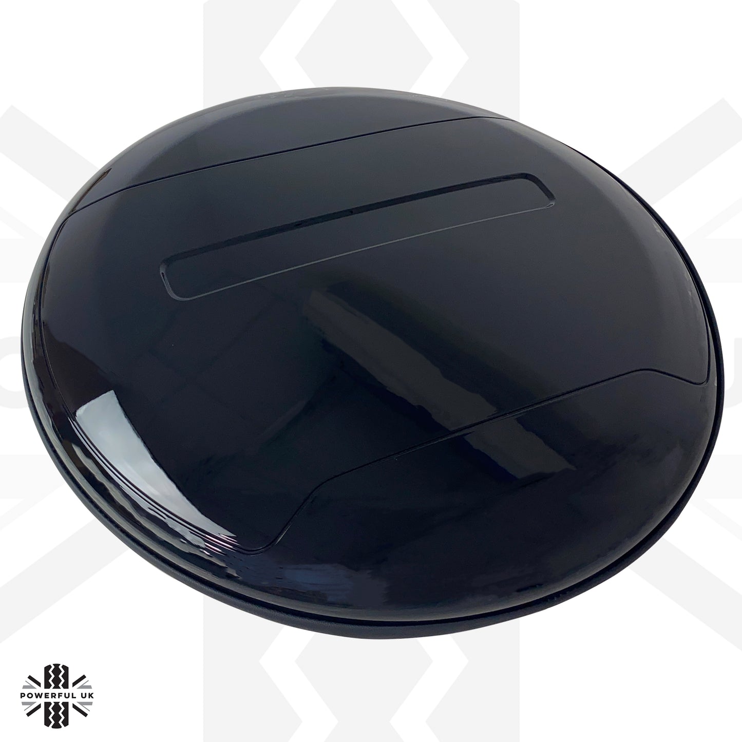 Spare Wheel Cover in GLOSS BLACK for Land Rover Defender L663