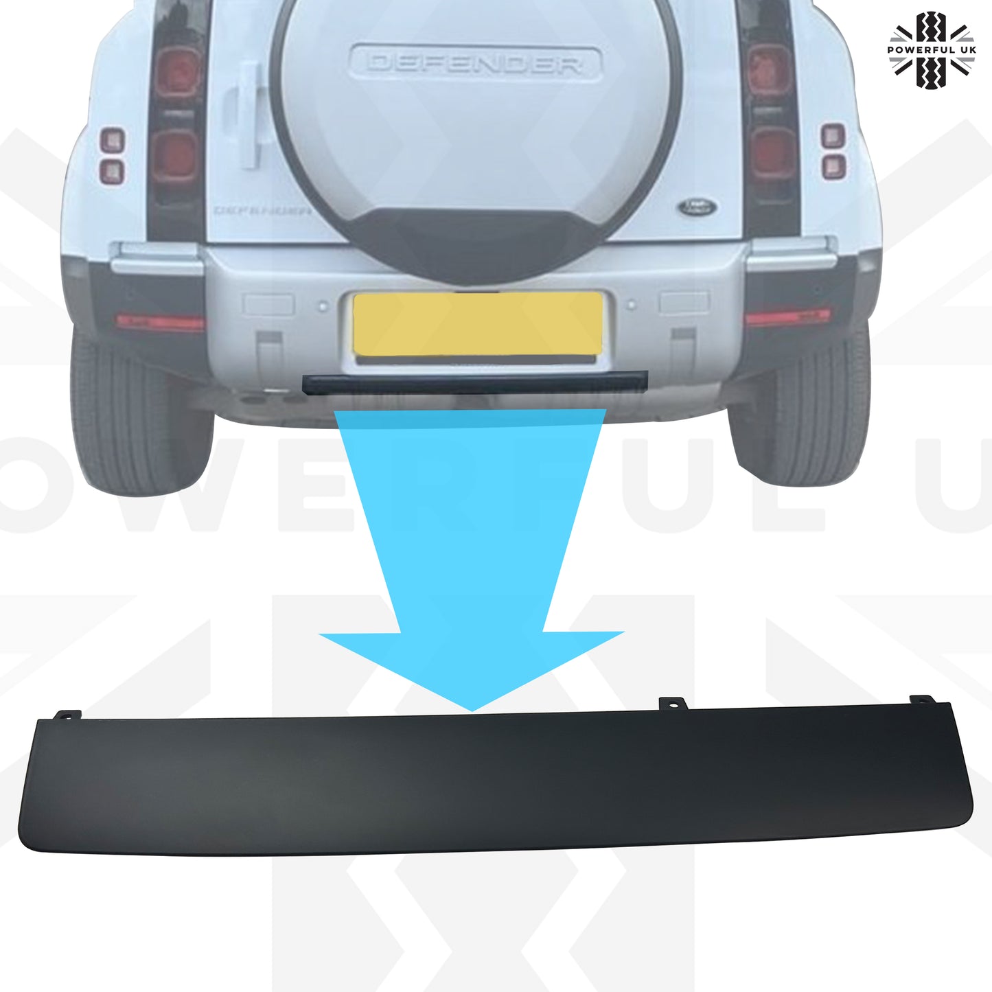 Rear Bumper Tow Eye Cover for Land Rover Defender L663