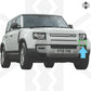 Under Headlight Bumper Insert Panel for Land Rover Defender L663 - Left