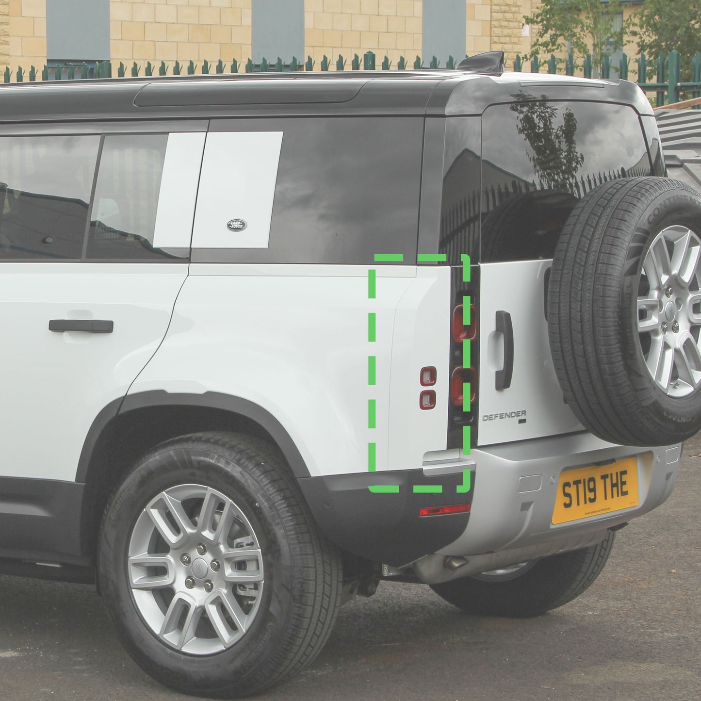 Genuine Rear Corner Panel - Primer - for Land Rover Defender L663 - LEFT