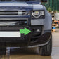 Fog Lamp Surround Grille for Land Rover Defender L663 - Gloss Black - LEFT