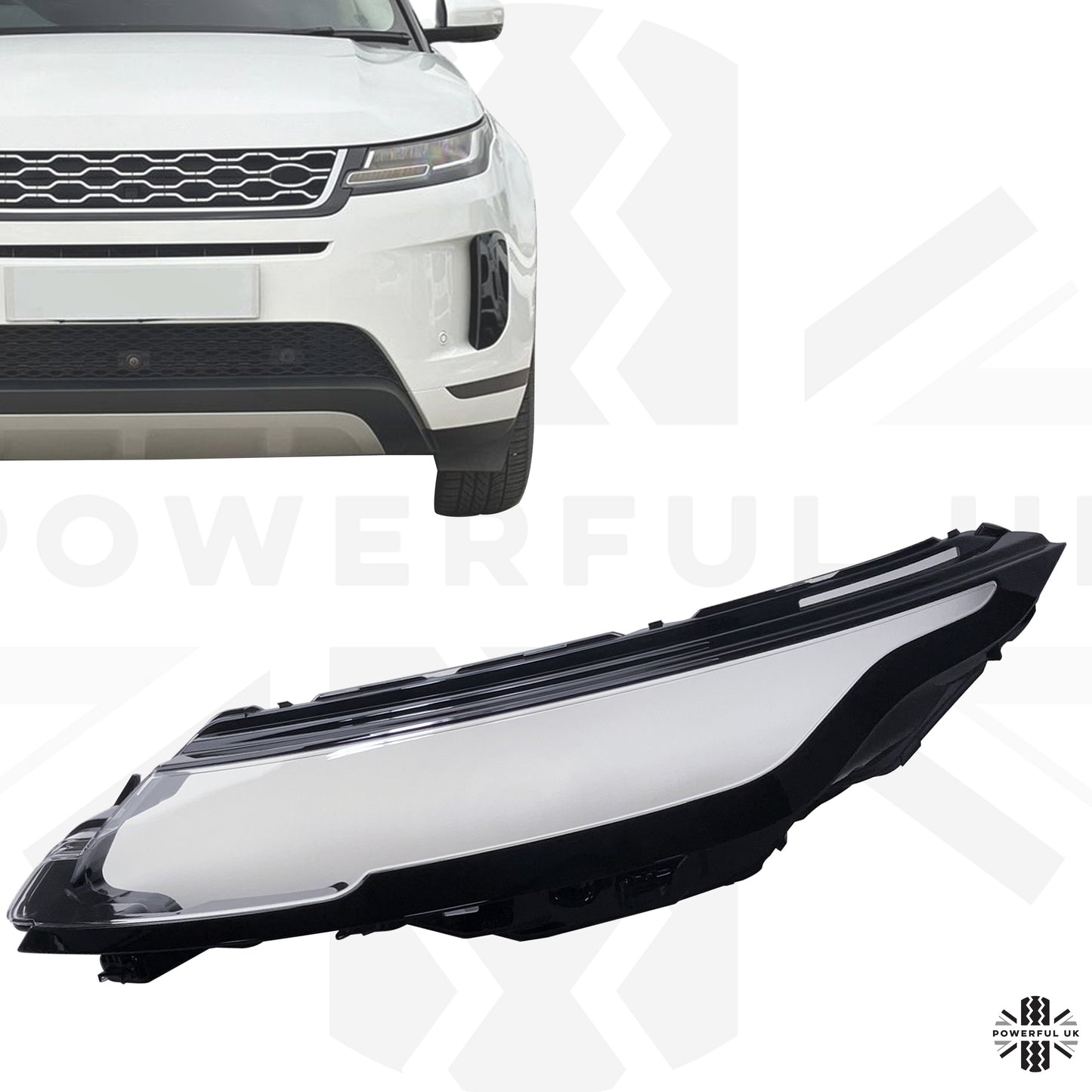 Replacement Headlight Lens for Range Rover Evoque 2 - LH