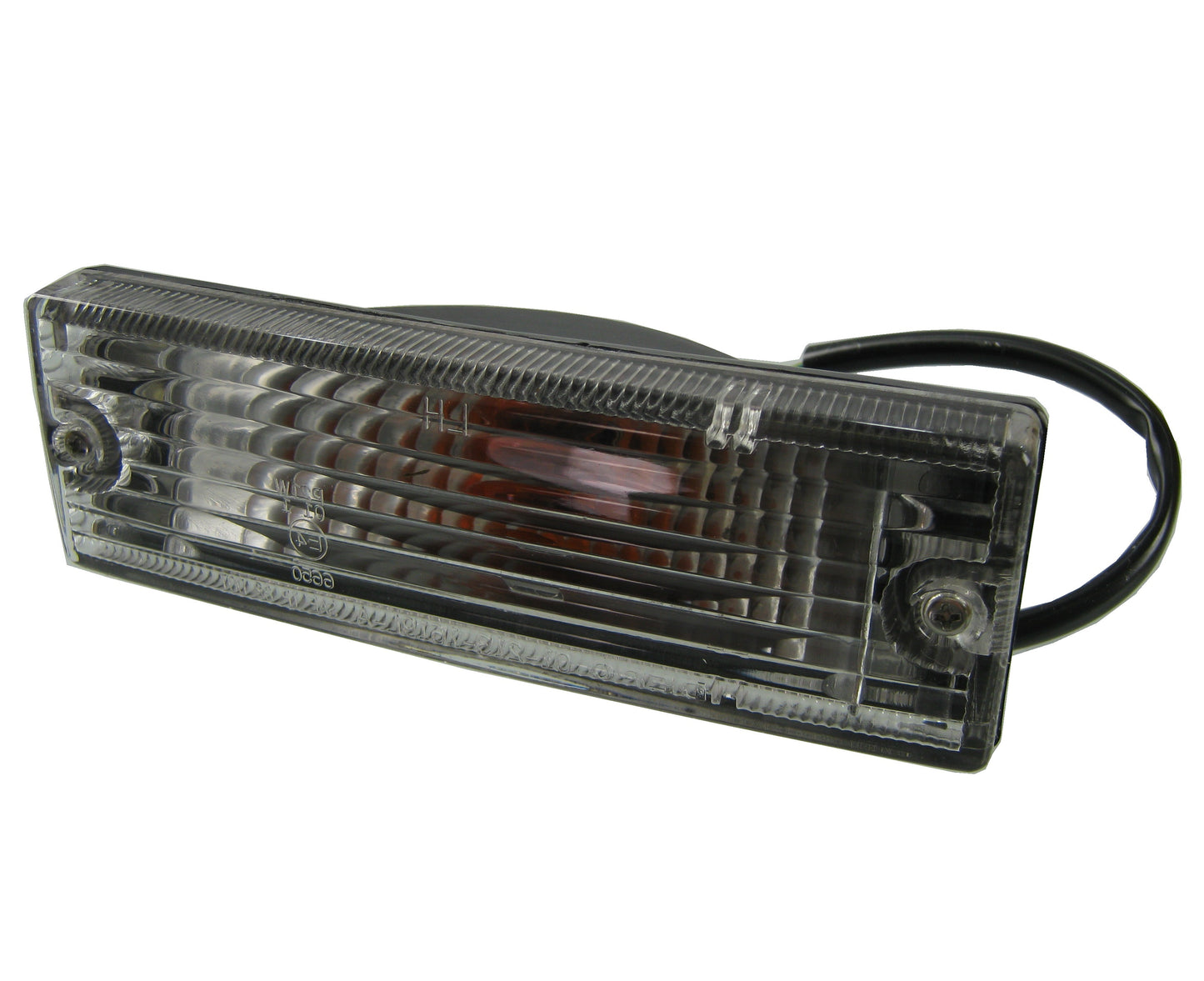 Isuzu TF Clear Front Indicator Light Assembly - Square Type - E Marked - LH