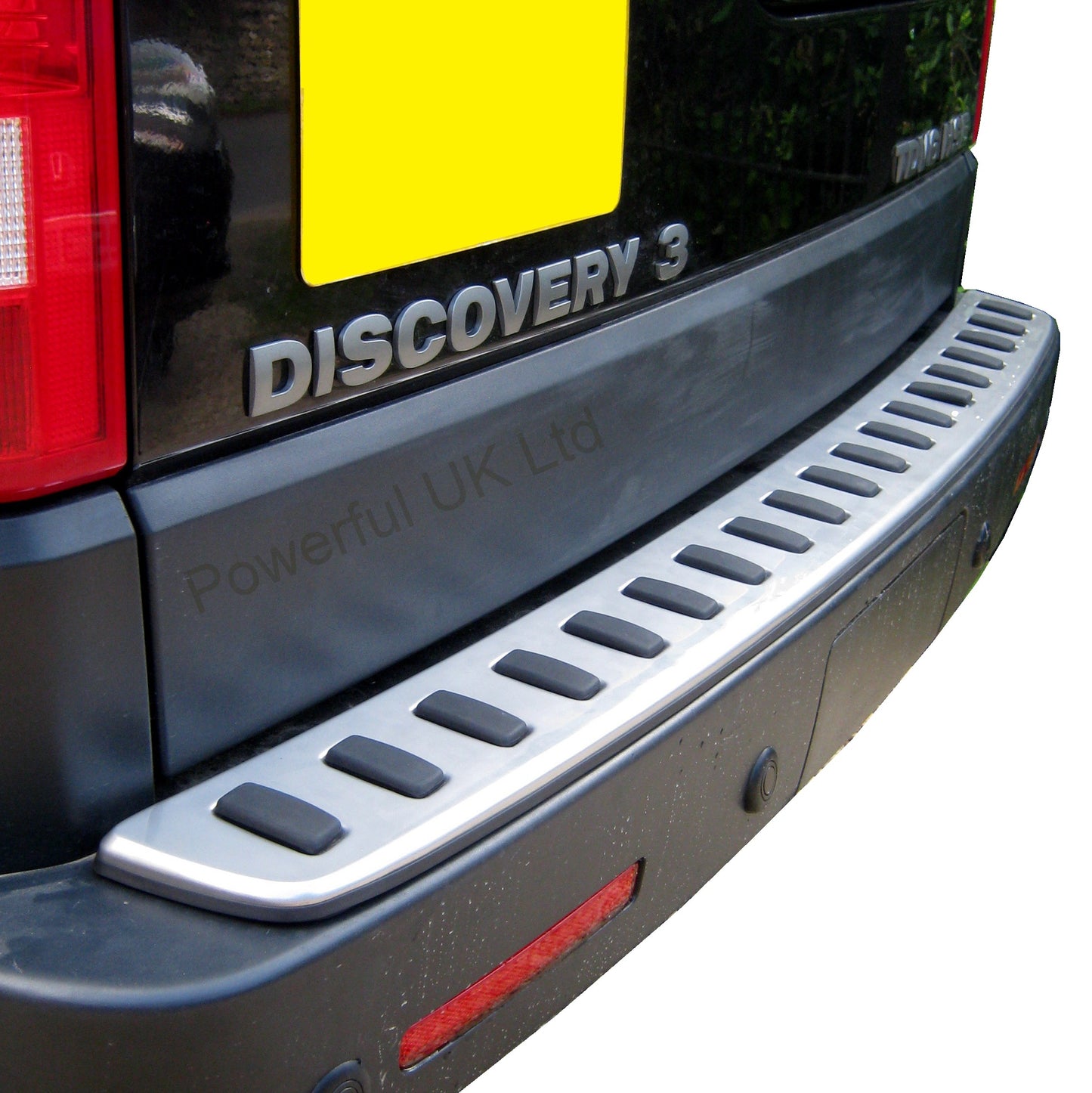 Rear Bumper Cover - Stainless & Rubber - for Land Rover Discovery 3 & 4
