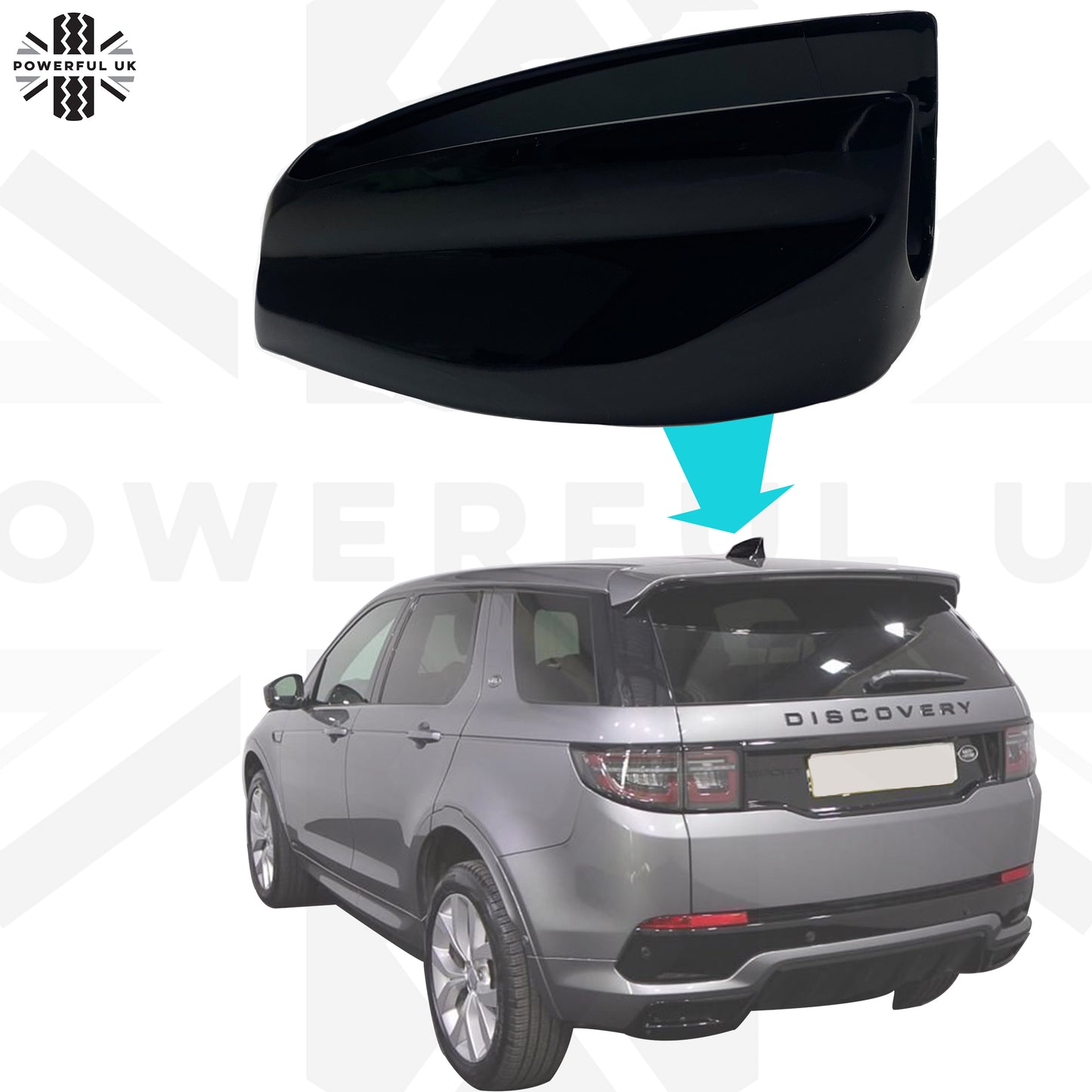 Genuine Gloss Black Roof Aerial Cover for Land Rover Discovery Sport 2020+
