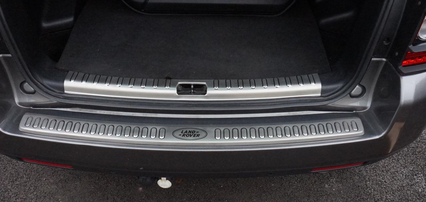 Boot Area Trim Finisher - Genuine - Stainless Steel  for Land Rover Freelander 2