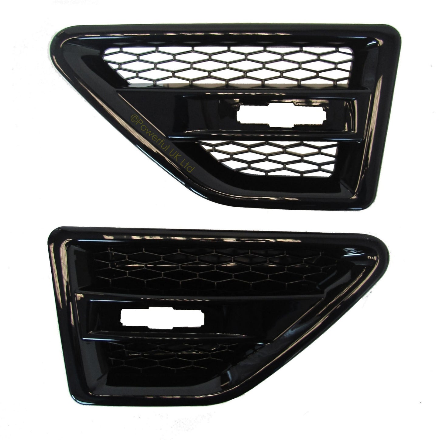 Side Vents - Gloss Black - for Land Rover Freelander 2 - PAIR