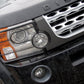 Front Grille for Land Rover Discovery 3 - Disco 4 look - Grey / Silver / Silver