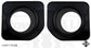 Front Bumper Fog Lamp Bezels Faacelift look - Gloss Black - for Land Rover Discovery 4 2010-14