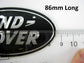 Genuine Rear Door Badge - Black & Silver - for Land Rover Discovery 3