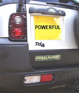 Rear Light Guards - Black - for Land Rover Freelander 1 upto 2004