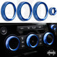 Climate Control Trim Kit Set in Anodised Blue for Land Rover Discovery 5 L462