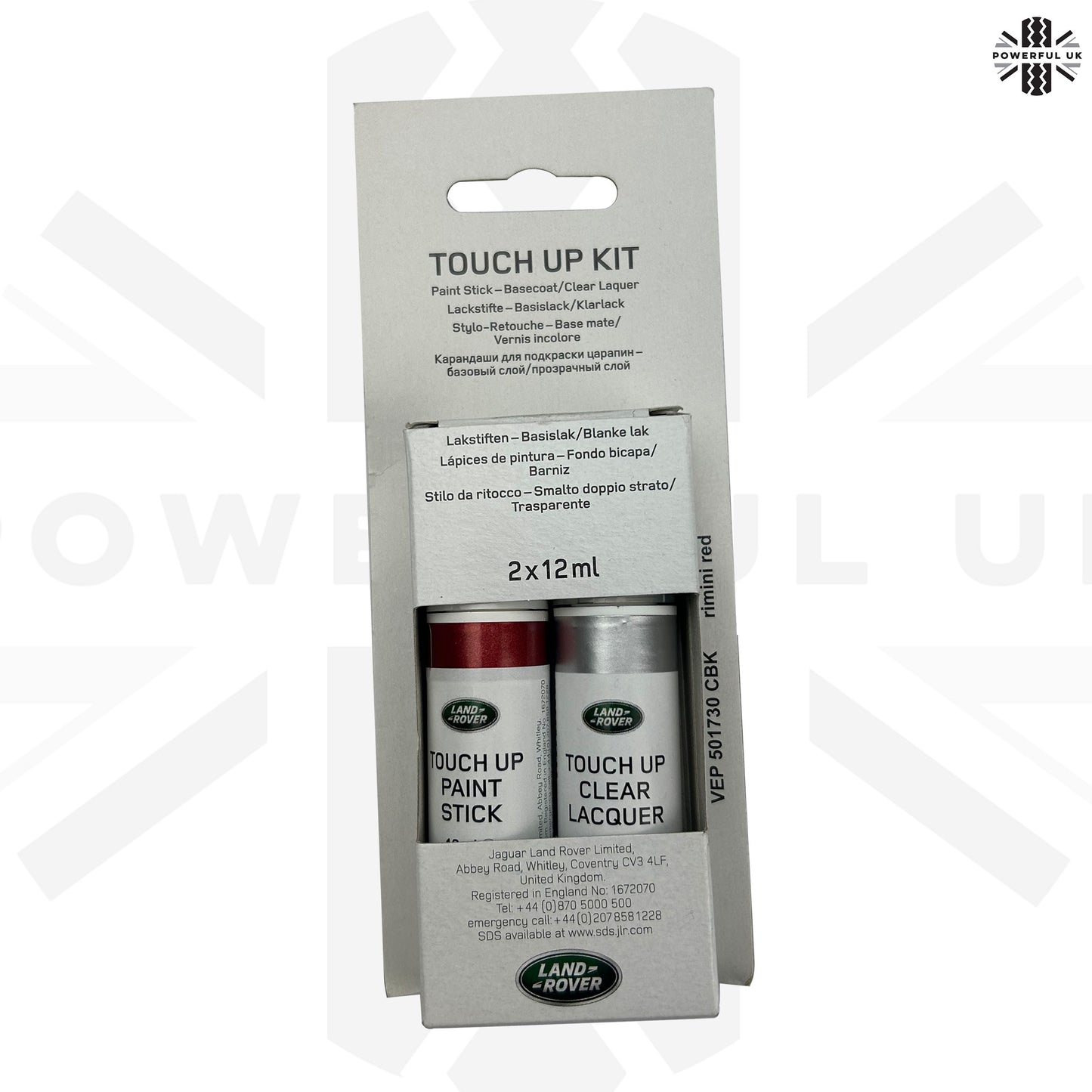 Genuine 'Rimini Red' Touch Up Paint Kit