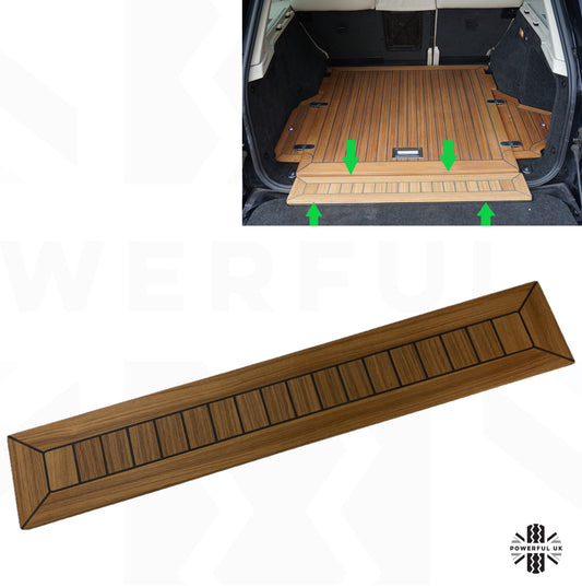 Genuine Wooden Teak Tailgate Boot Panel for Range Rover L322 Ultimate Edition