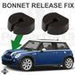 Bonnet Release Cable Fix Spacers x 2 for BMW Mini
